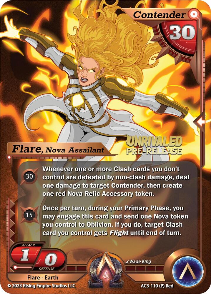 Flare, Nova Assailant (Pre-Release)