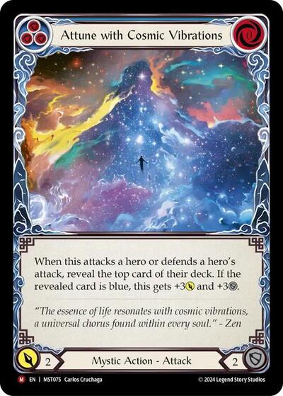 Attune with Cosmic Vibrations