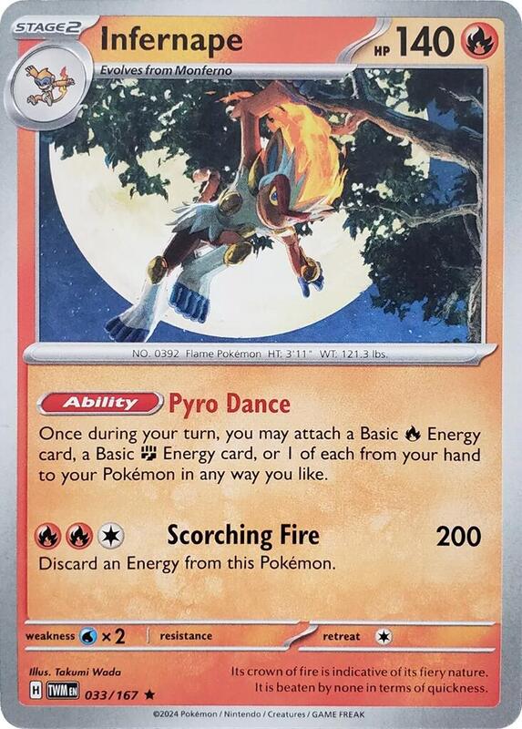 Infernape 033/167 from Deck Exclusives