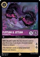 ロルカナ　プロモーションカード　フロットサム＆ジェットサム　ウツボ・カラミティ Flotsam & Jetsam - Entangling Eels - Disney Lorcana Promo