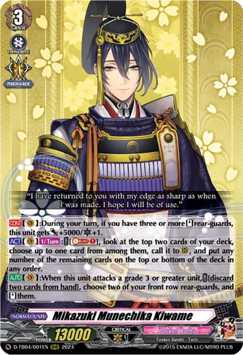 Mikazuki Munechika Kiwame