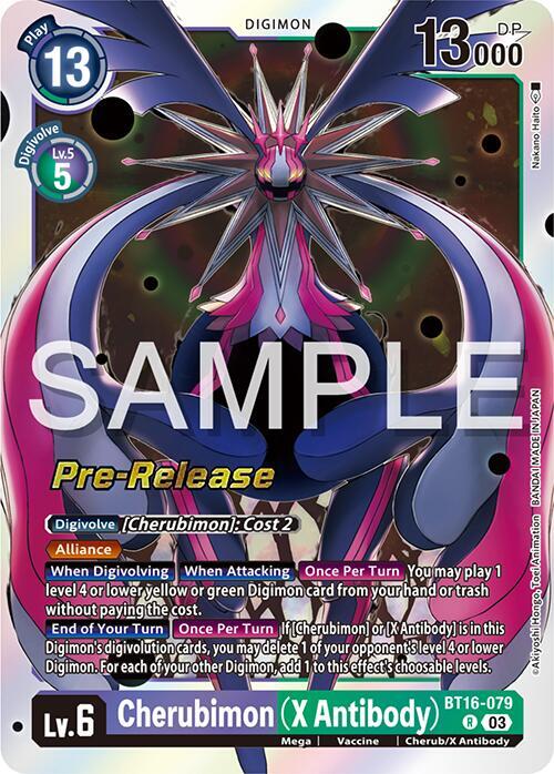 Cherubimon (X Antibody) - Beginning Observer Pre-Release Cards