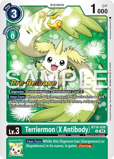 Terriermon (X Antibody) card