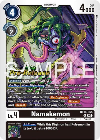 Namakemon card