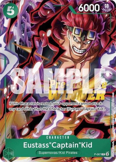 Eustass"Captain"Kid (OP-07 Pre-Release Tournament) [Winner] card