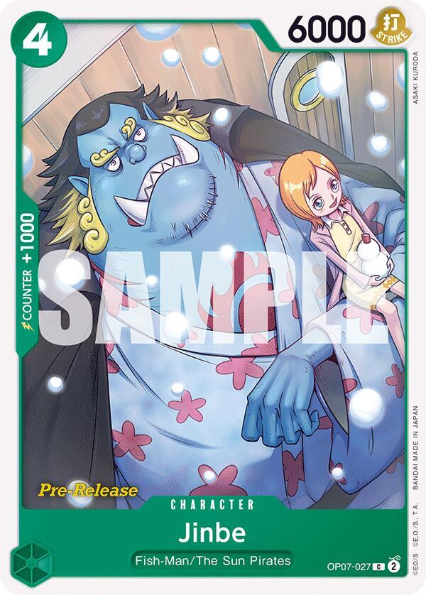 Jinbe (027) - 500 Years in the Future Pre-Release Cards