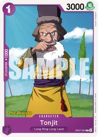 Tonjit - 500 Years in the Future Pre-Release Cards - One Piece card