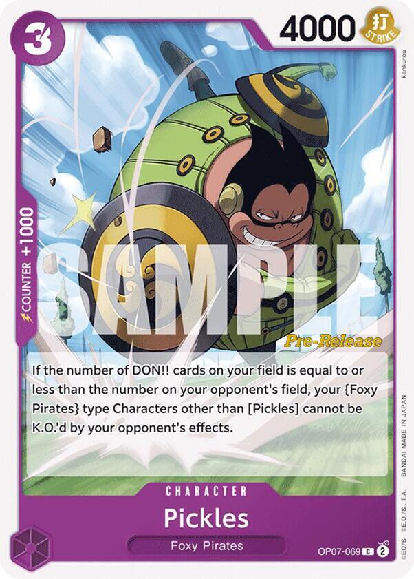 Pickles - 500 Years in the Future Pre-Release Cards