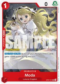 Moda - 500 Years in the Future Pre-Release Cards - One Piece card