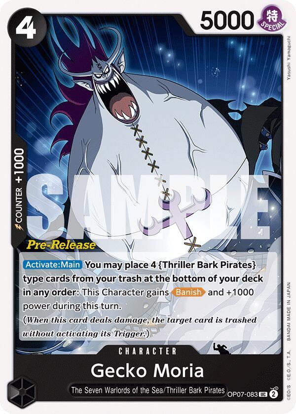 Gecko Moria (083) OP07-083 card