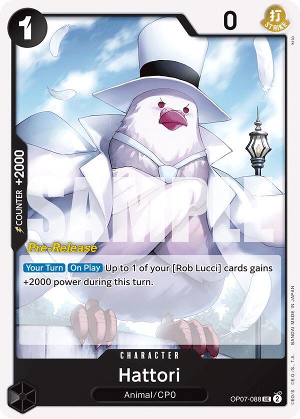 Hattori OP07-088 card