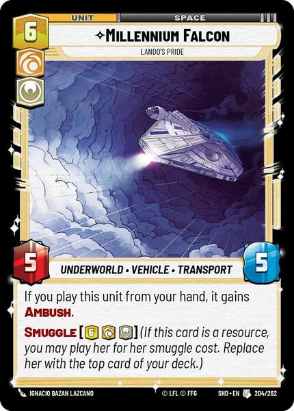 Millennium Falcon - Lando's Pride - Shadows of the Galaxy - Star