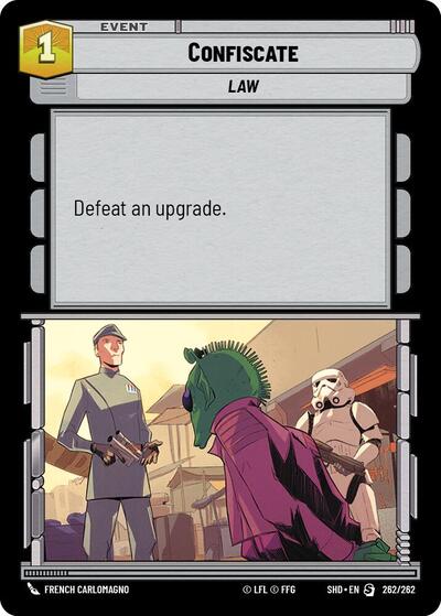 Confiscate card