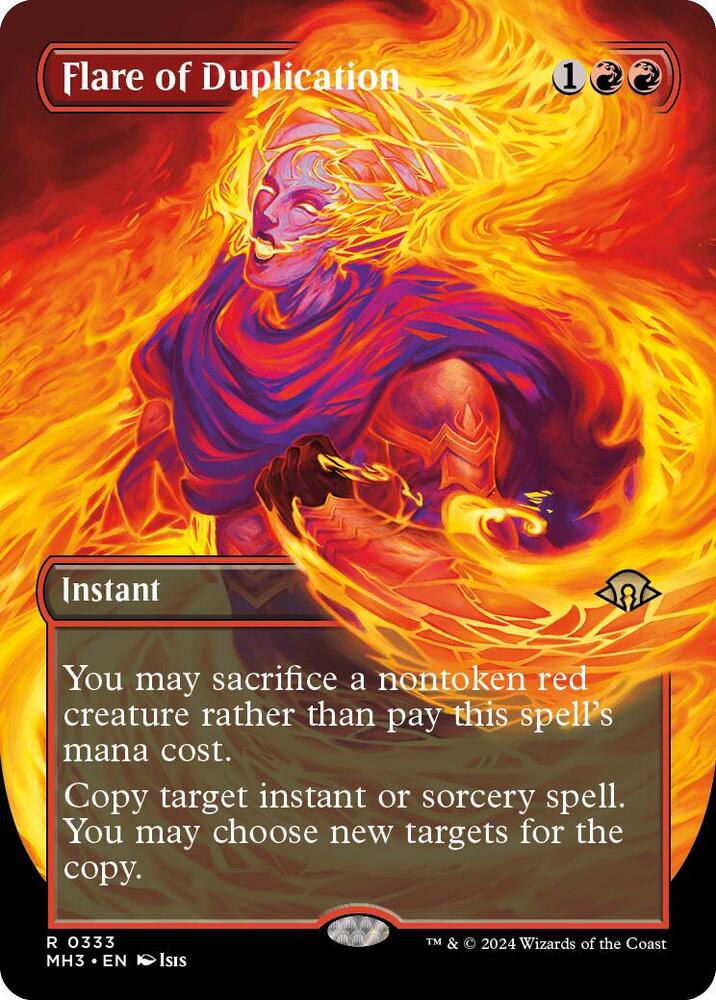 Flare of Duplication (Borderless) Modern Horizons 3 Magic The Gathering