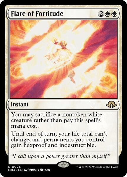 Flare of Fortitude - Modern Horizons 3 - Magic: The Gathering