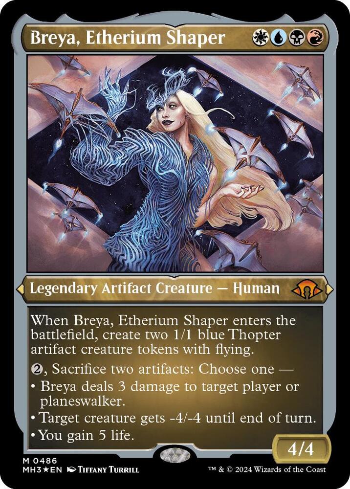 Breya, Etherium Shaper (Foil Etched) - Modern Horizons 3 - Magic
