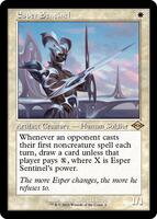 mtg エスパーの歩哨　スケッチ枠　foil 2枚セット FOIL)(旧枠仕様)エスパーの歩哨/Esper Sentinel《日本語》【H2R】