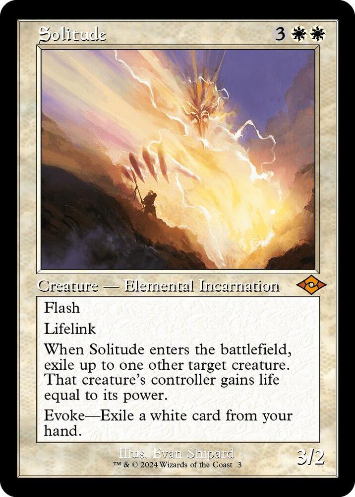 孤独 Solitude x4 foil Solitude, Modern Horizons 2 MH2 - JAPANESE FOIL - Near Mint