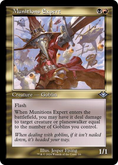 Munitions Expert (Retro Frame) from MH1 #16, Magic: The Gathering card