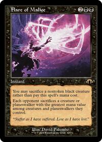 Flare of Malice (Retro Frame) (Foil)