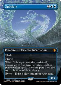 Subtlety (Borderless) (Textured Foil) - Special Guests - Magic: The Gathering card