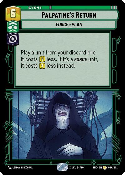 Palpatine's Return card