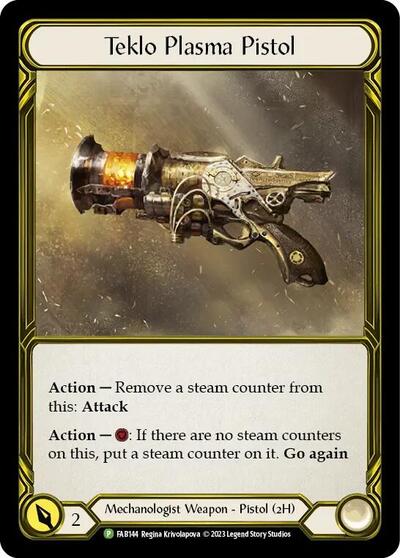 Teklo Plasma Pistol Golden