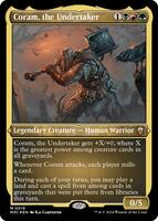 undertaker mtg card Magic The Gathering - Modern Horizons 3 Commander - Coram, the Legendary Creature Human Warrior Rarity Coram, the Undertaker (foil-etched)