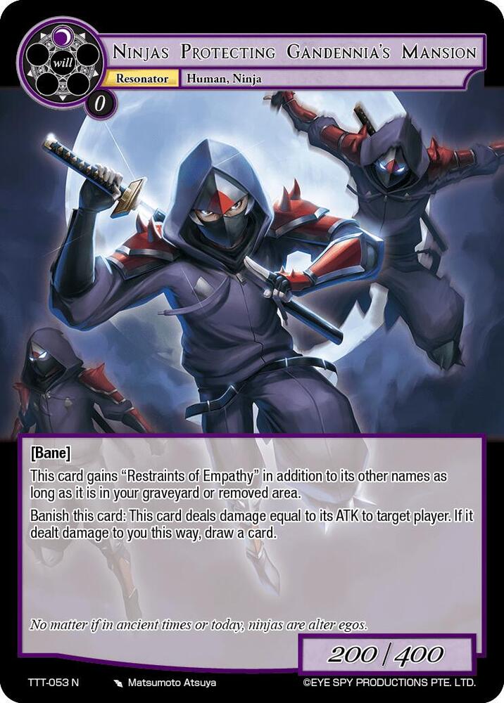 Ninjas Protecting Gandennia's Mansion