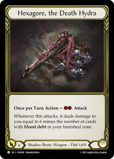 Hexagore the Death Hydra FAB186 Golden