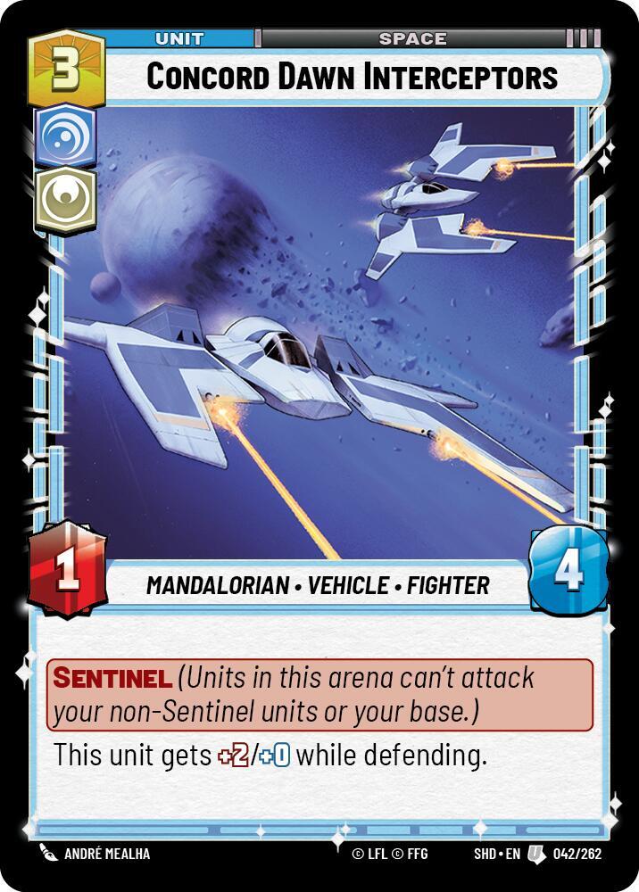 Concord Dawn Interceptors - Shadows of the Galaxy - Star Wars