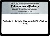 Code Card - Twilight Masquerade Elite Trainer Box from SV06: Twilight Masquerade Pokemon card image