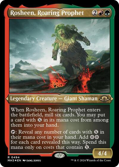 Rosheen Roaring Prophet Foil Etched