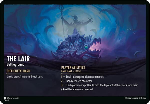 lorcana oversized cards Disney Lorcana: Illumineer's Quest: Deep Trouble main image 0