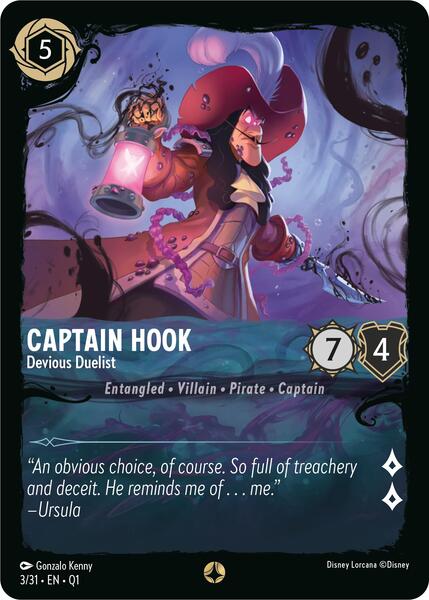 Captain Hook - Devious Duelist - Illumineer's Quest: Deep Trouble