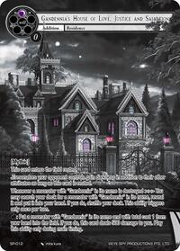 Gandennia's House of Love, Justice and Salvation (Uber Rare) - Force of Will Thoth of the Trinity trading card