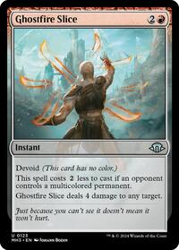 Ghostfire Slice - Modern Horizons 3 - Magic: The Gathering card