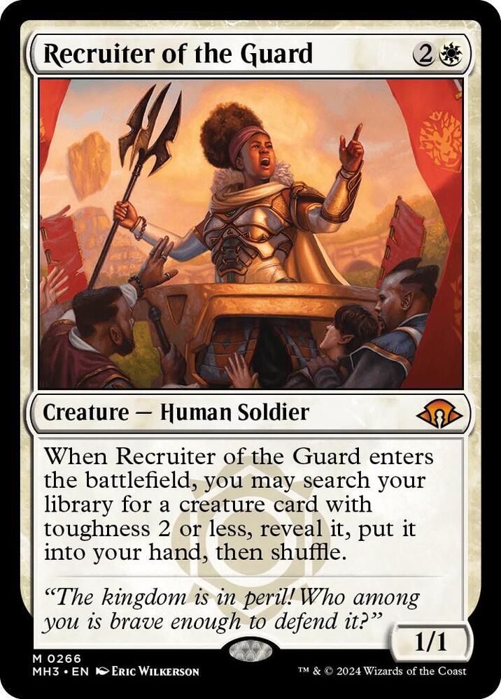 護衛募集員/Recruiter of the Guard x4 foil Recruiter of the Guard - Modern Horizons 3 - Magic: The Gathering