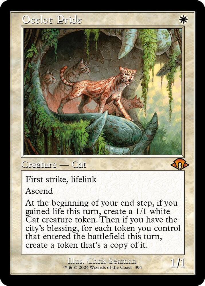 Ocelot Pride (Retro Frame) - Modern Horizons 3 - Magic: The