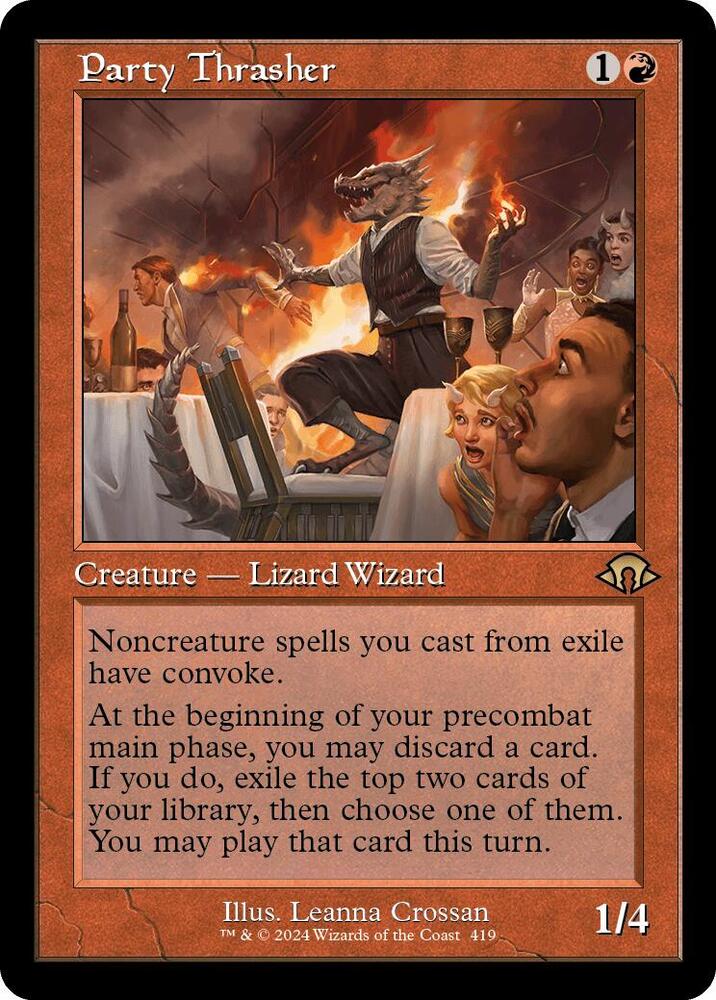 Party Thrasher (Retro Frame) - Modern Horizons 3 - Magic: The