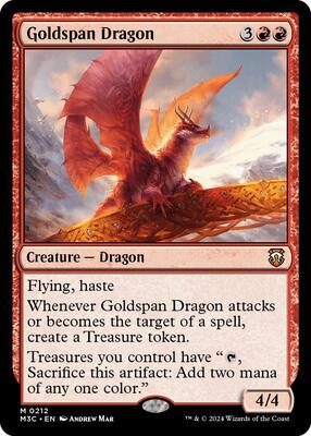 Goldspan Dragon - Commander: Modern Horizons 3 - Magic: The