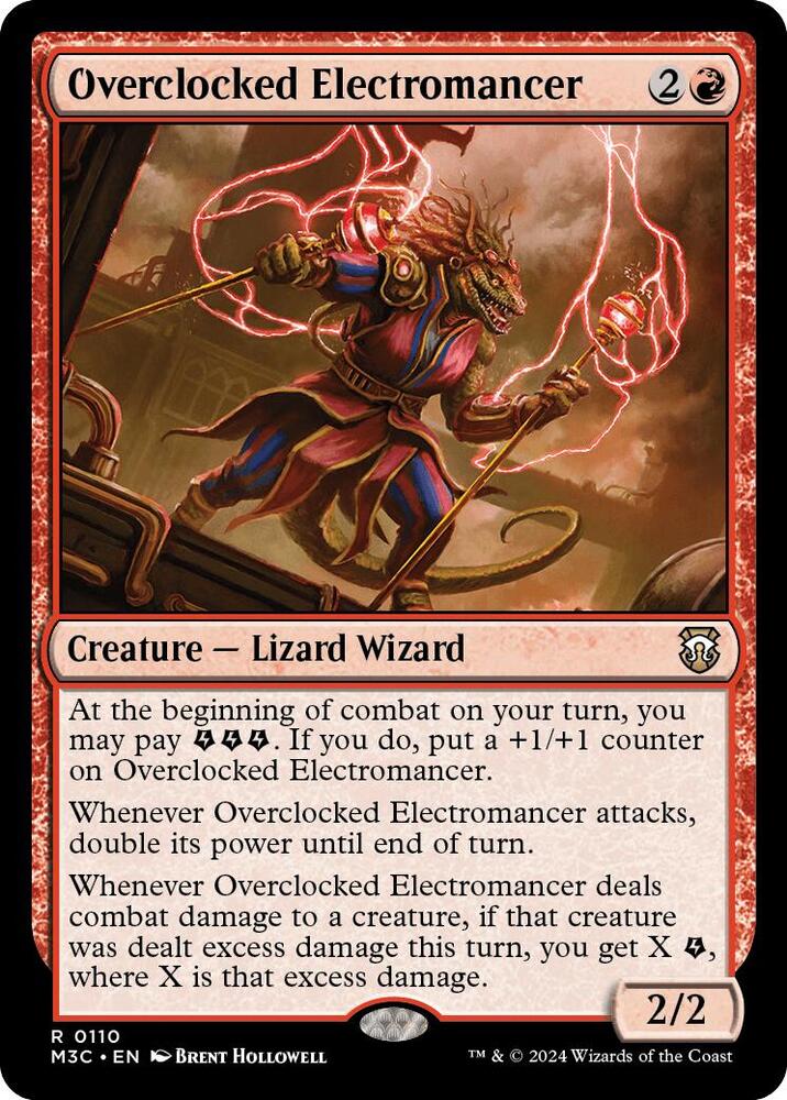 MTG 幽愁 M0252 ECL Overclocked Electromancer - Commander: Modern Horizons 3 - Magic