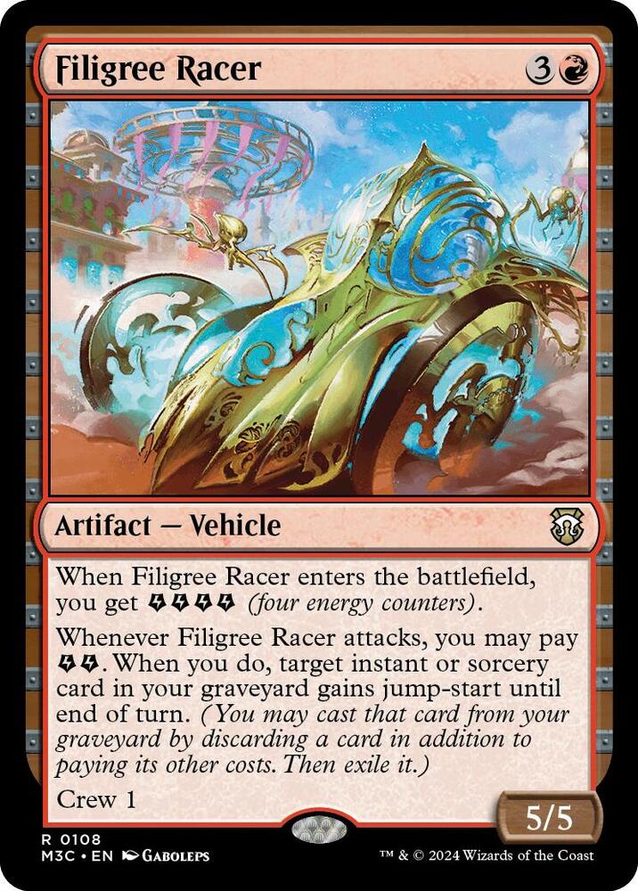 【珍品】mtg フィラーカード Filigree Racer - Commander: Modern Horizons 3 - Magic: The