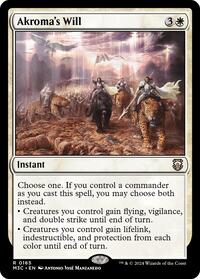 Akroma's Will (Ripple Foil)