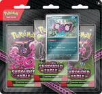 Shrouded Fable 3 Pack Blister [Pecharunt], sealed
