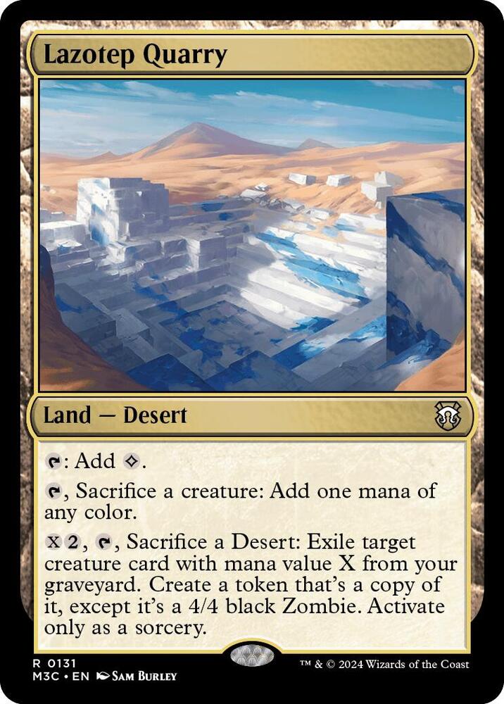 Lazotep Quarry - Commander: Modern Horizons 3 - Magic: The