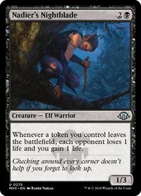 Nadier's Nightblade - Modern Horizons 3 - Magic: The Gathering card