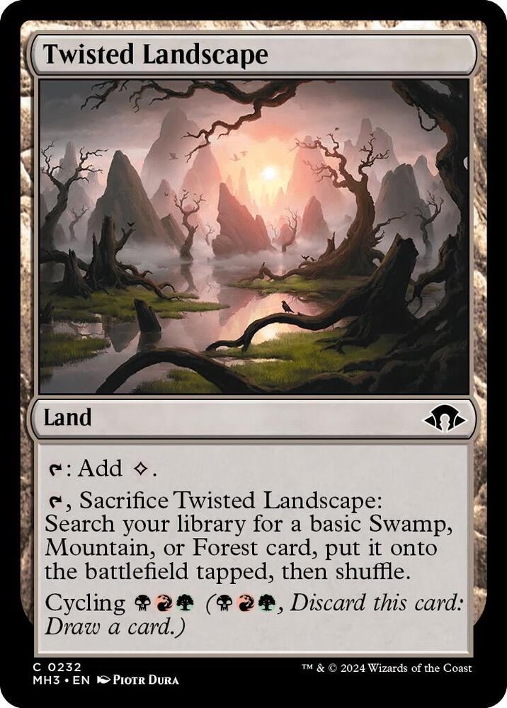 Twisted Landscape - Modern Horizons 3 - Magic: The Gathering