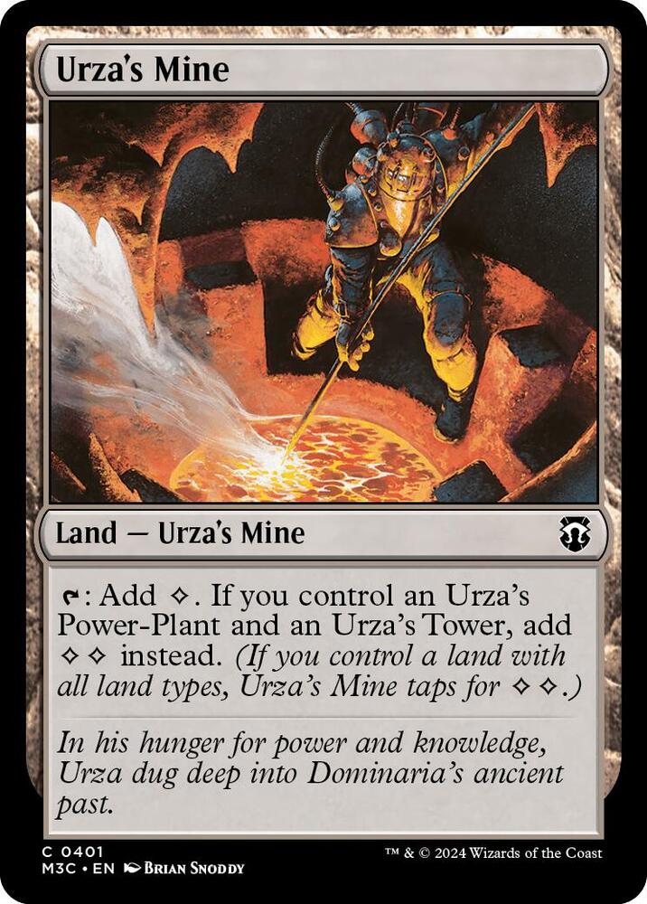 Urza's Mine ウルザの鉱山　foil 3枚セット Urza's Mine (Ripple Foil) - Commander: Modern Horizons 3 - Magic