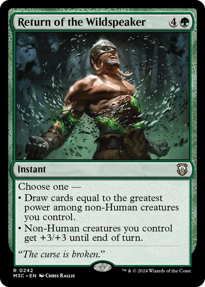 Return of the Wildspeaker (Ripple Foil) - Commander: Modern